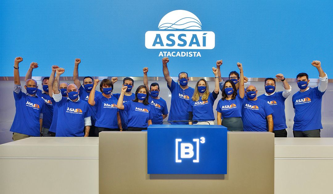 Assaí: ações disparam 383% em dia de estreia na Bolsa